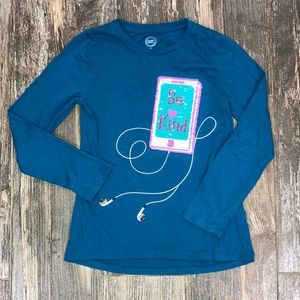 EUC Girls Medium 7/8 Flip Sequin Top